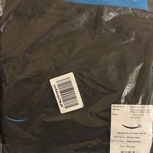 Men's Winter Pants - Black 3xl snow pants